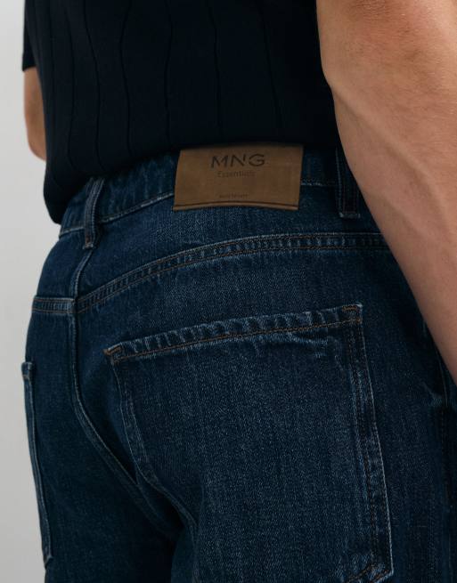 Mango Pola straight jean in dark blue, 4 of 5