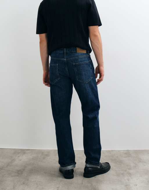 Mango Pola straight jean in dark blue, 5 of 5