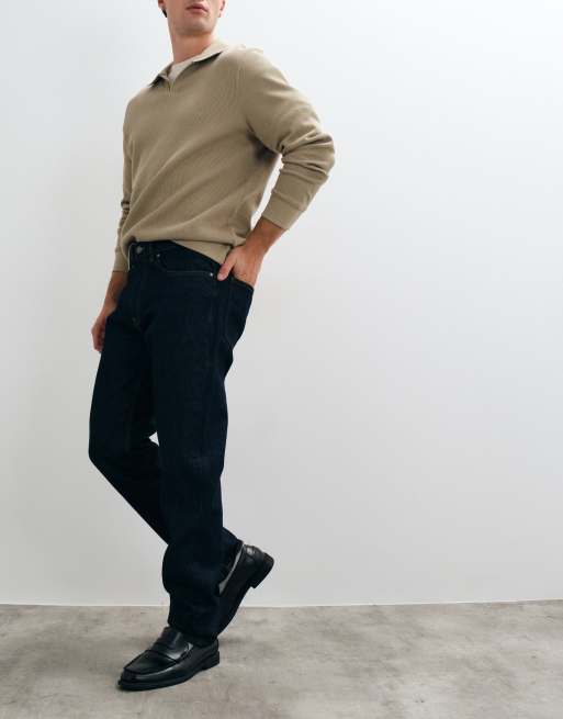 Mango Pola straight jean in indigo, 3 of 5
