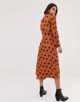 mango spot dress