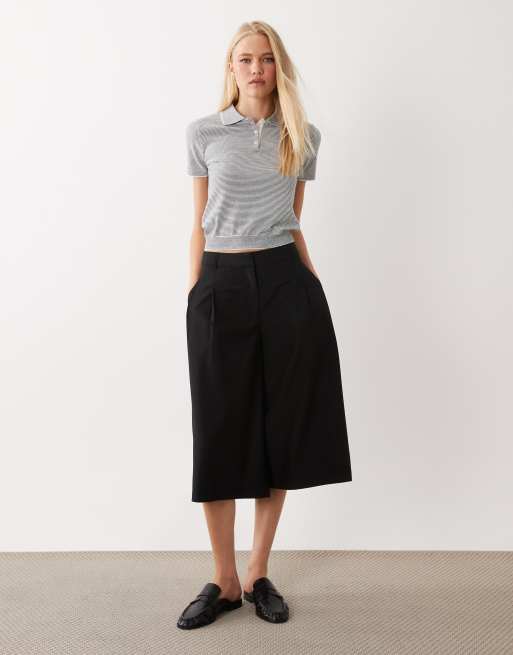 Mango polo a maniche corte a righe navy, 4 di 4