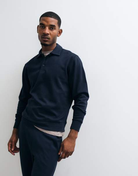 Mango polo abbottonata blu navy - view 1