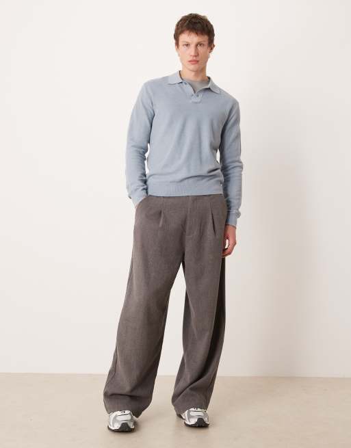 Mango - Polo in maglia di misto cotone azzurra, 2 di 5