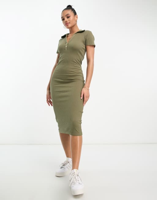 Mango best sale ribbed dress