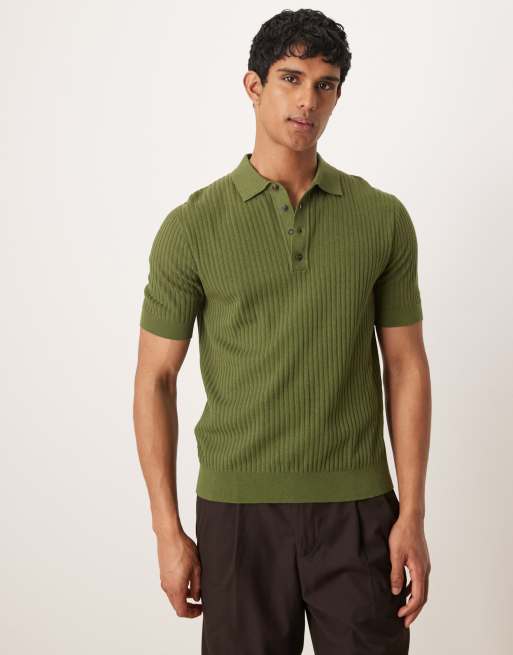 Mango - Polo verde a coste