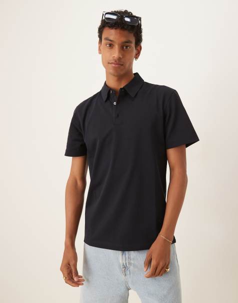Mango - Poloshirt in marineblauw - view 1