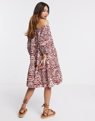 mango smock dress