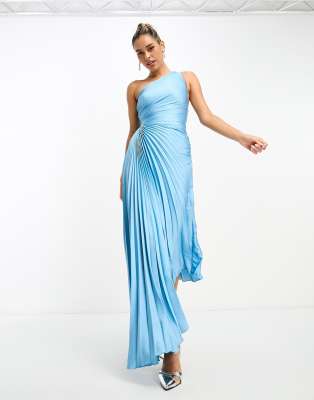 Light Blue Asymmetrical Dress