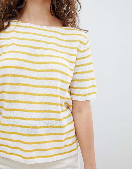 Yellow cheap breton top