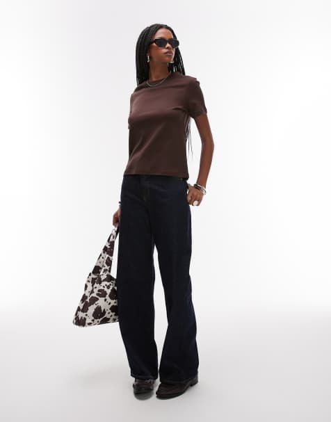 Mango - Premium - Chokoladebrun T-shirt - view 1