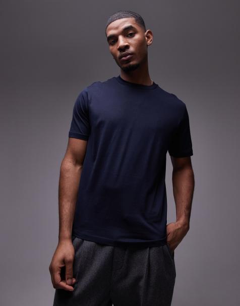 Mango – Premium – Marinblå t-shirt - view 1