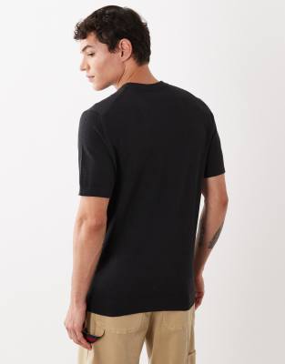 Mango Premium T-shirt In Black