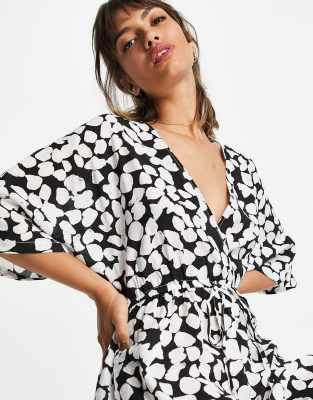 printed playsuit