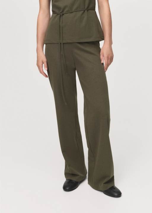 Mango – Proste spodnie w kolorze khaki, część zestawu, 3 z 5