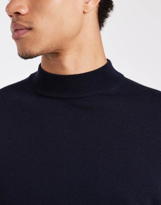 Col Montant Pull Homme Mango Mango Pull En Laine à Col Montant