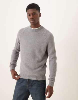 Mango - Pull en pure laine de qualité supérieure - Gris