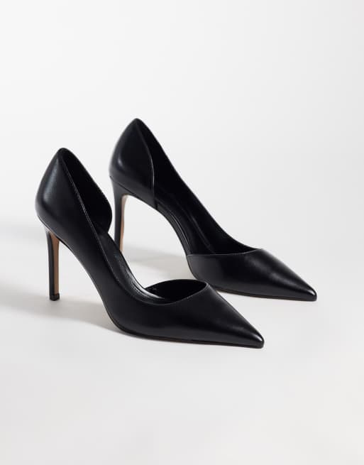 Mango pumps med klack i svart, 2 av 4