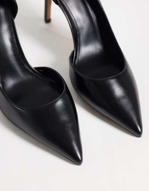 Mango pumps med klack i svart, 3 av 4