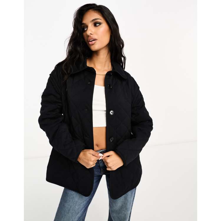 Mango sale quilted jacket