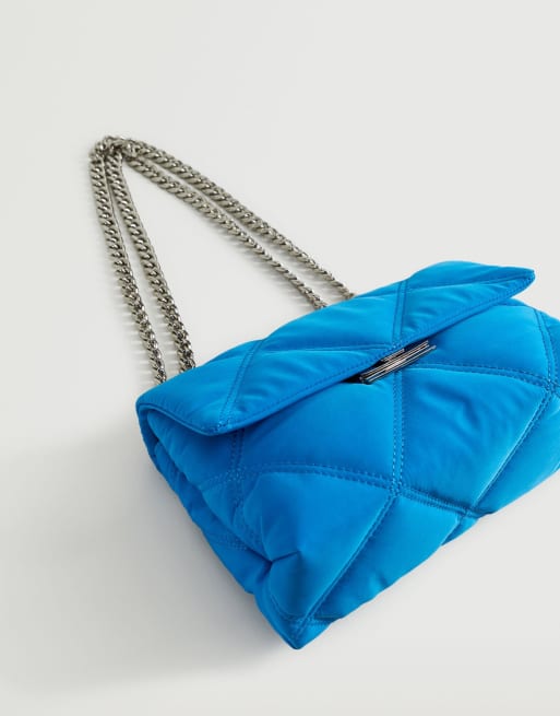 Mango quilted chain online bag