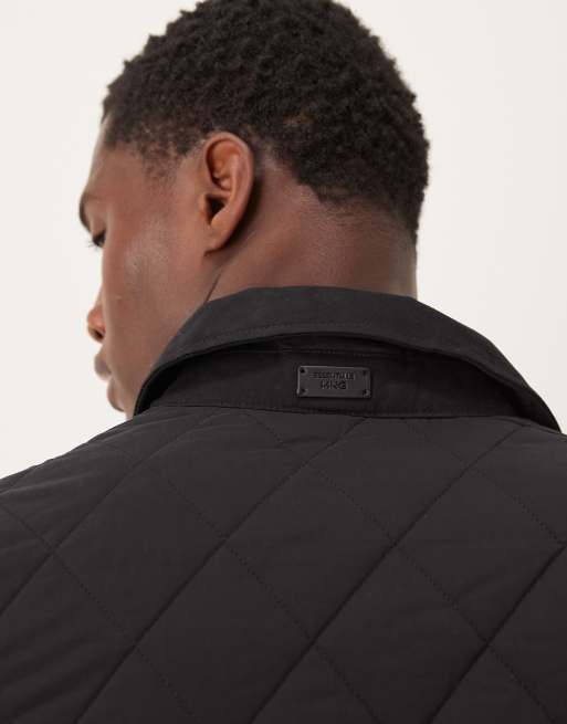 Mango quilted jacket in black, 5 of 5