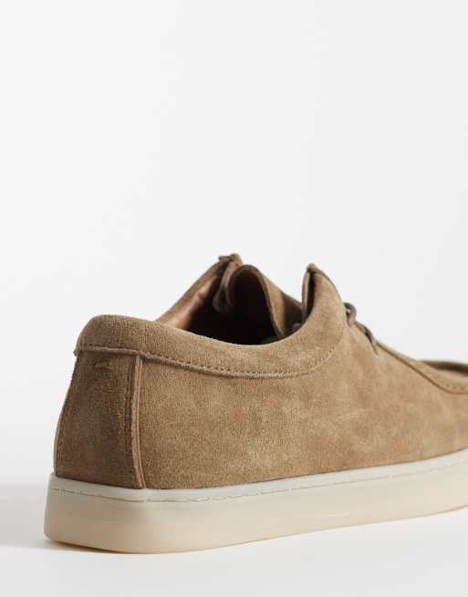 Mango real leather lace up shoes in tan, 4 of 4