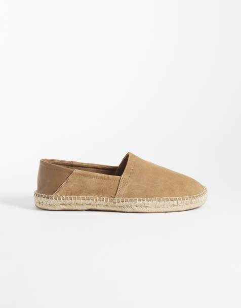 Mango real suede summer shoes in brown - view 1