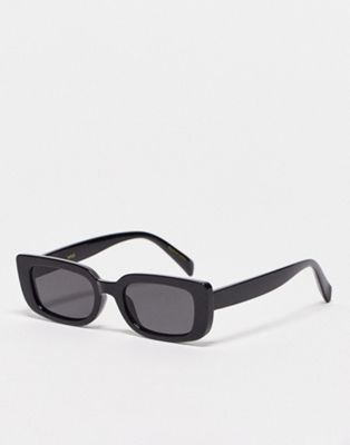 Mango rectangle sunglasses lense in black