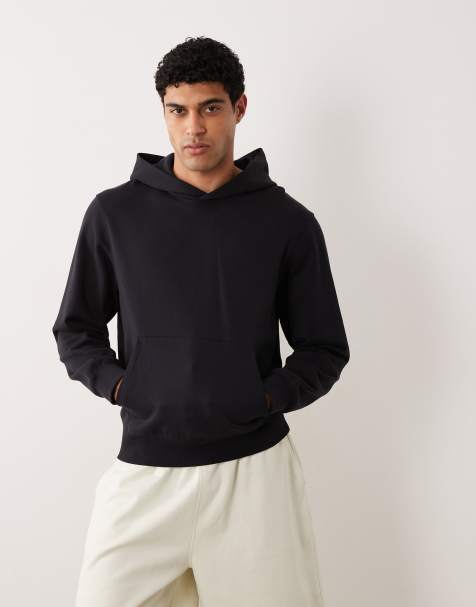 Mango – Regular-Fit-Kapuzenpullover aus 100% Baumwolle in Marineblau - view 1