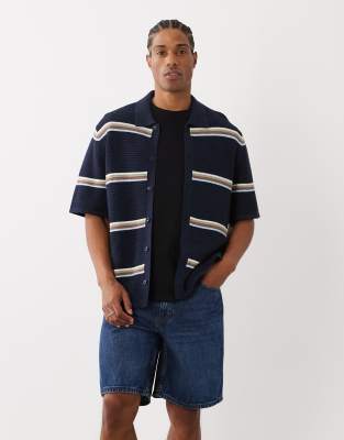 Mango Relaxed Fit Denim Shorts In Multi