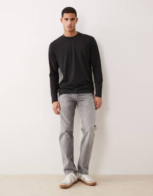 Mango Relaxed Fit Long Sleeve T-shirt In Multi