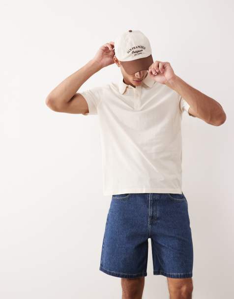 Mango – Relaxed-Fit-Poloshirt aus 100% Baumwolle in Ecru - view 1