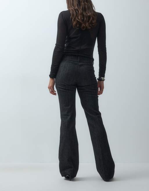 Mango relaxed jean in black, 4 of 5