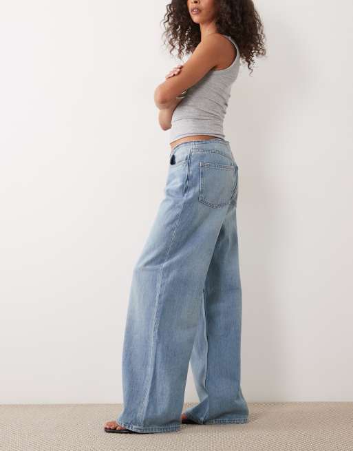 Mango relaxed jeans in lichtblauw, 2 van 5