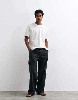 Mango Relaxed T-shirt In White