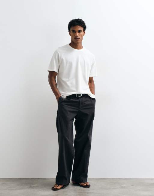Mango relaxed t-shirt in off white, 2 of 5