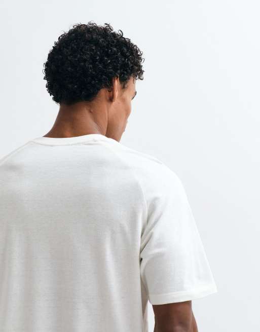 Mango relaxed t-shirt in off white, 3 of 5