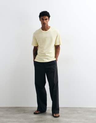 Mango Relaxed T-shirt In Yellow