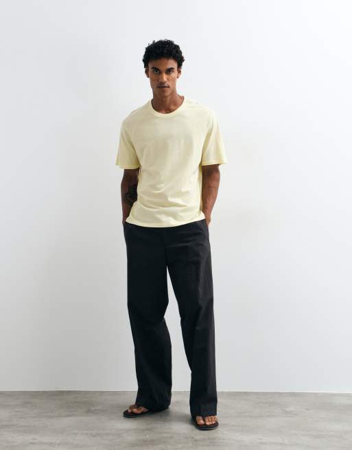 Mango relaxed t-shirt in yellow, 2 of 10
