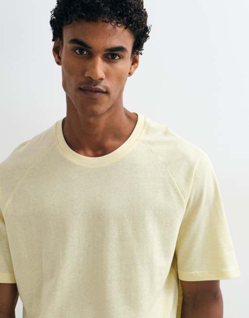 Mango relaxed t-shirt in yellow, 4 of 10
