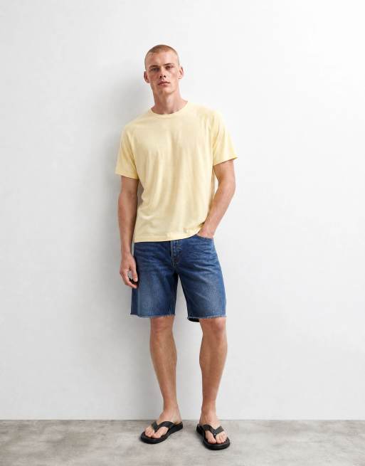 Mango relaxed t-shirt in yellow, 8 of 10