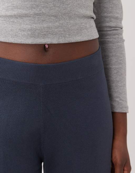 Mango relaxed trouser in blue, 3 of 5