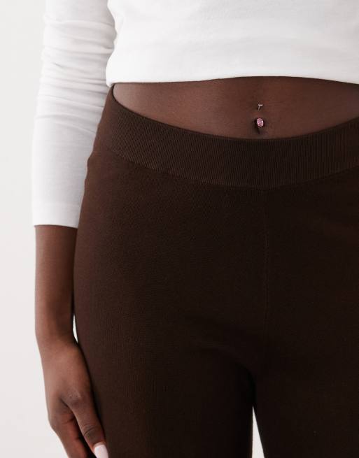 Mango relaxed trouser in chocolate, 4 of 5