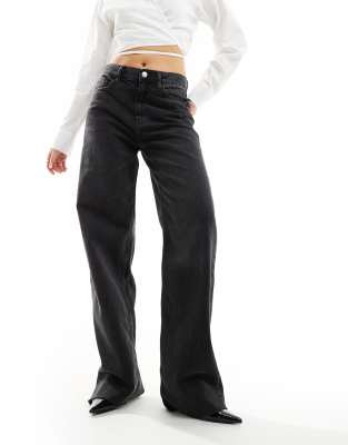 Mango Relaxed Wide Leg Jeans