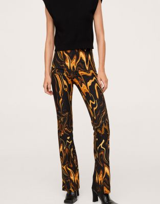 mango flared pants