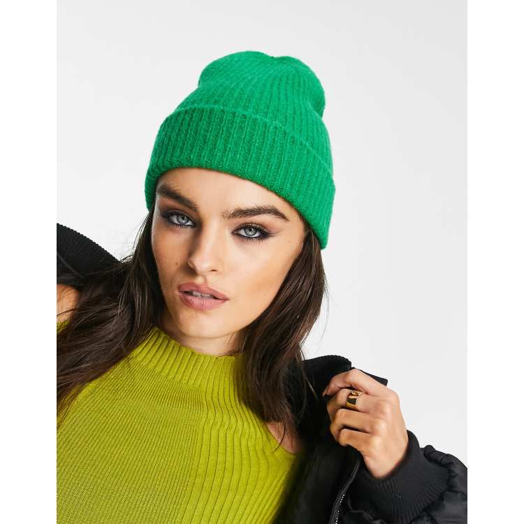 Green wooly hot sale hat