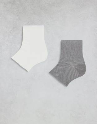 Mango Ribbed Open Ankle Socks