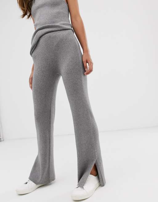 Mango hot sale ribbed pants