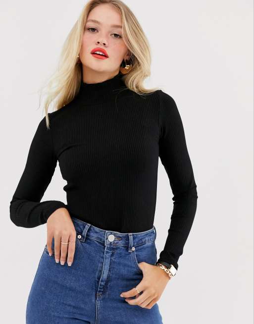 mango roll neck top