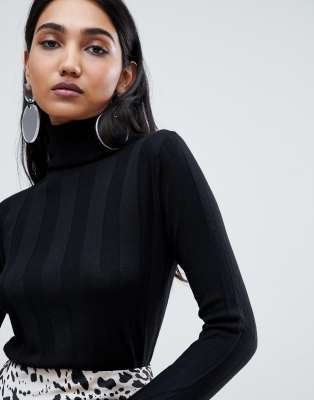 mango turtleneck ribbed sweater